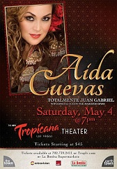  Aída Cuevas, la “Reina de la Música Ranchera” ofrecerá concierto en el “New Tropicana Las Vegas” para celebrar el Cinco de Mayo
