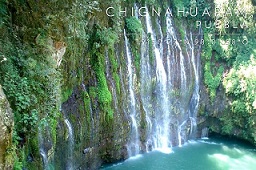  Cascada de Quetzalapan, uno de los mayores atractivos para el turismo que visita el “Pueblo Mágico” de Chignahuapan