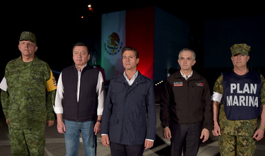  El Presidente de la República, Enrique Peña Nieto, ofreció un mensaje a la población